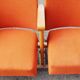 Vintage cinema chairs