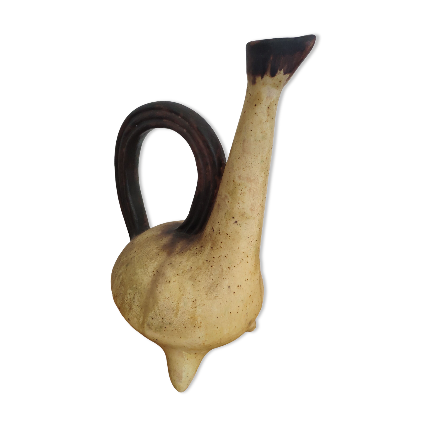 Zoomorphic bird pitcher