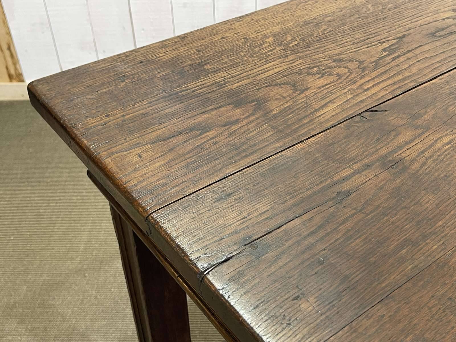 19th century oak draper's table