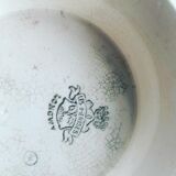 Compotier art deco cherries, longwy model the merises