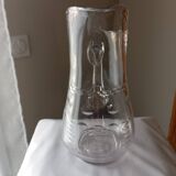 Carafe en verre soufflé