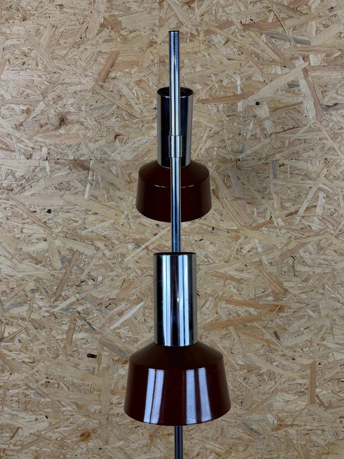 1960s 1970s Floor Lamp in Metal Space Age Design Mid Century