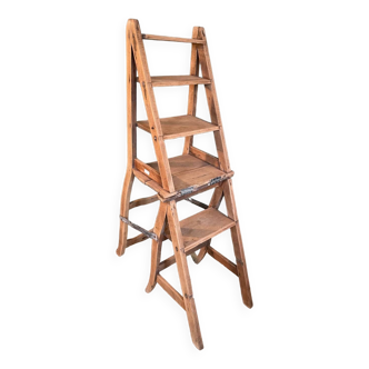 Restored stepladder chair