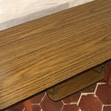 Two-plated formica side table