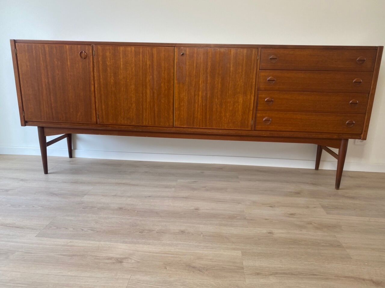 Scandinavian teak row