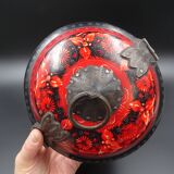 Wooden chapati box and fittings from India