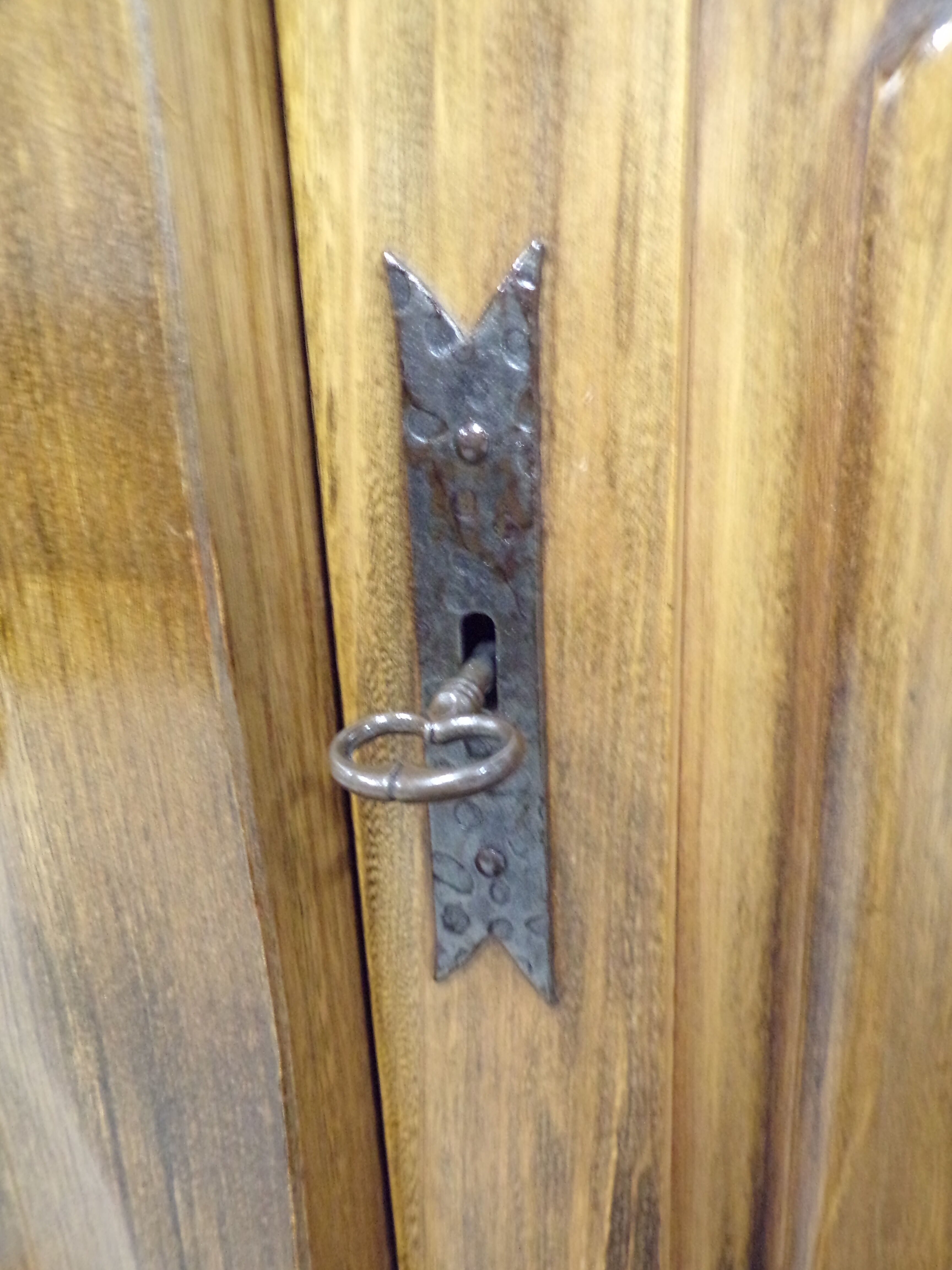 A brutalist elm buffet