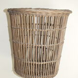 Wicker wastepaper basket