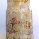 Romantic pitcher with roses made in Corrèze