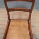 Caned chair from the nineteenth century.