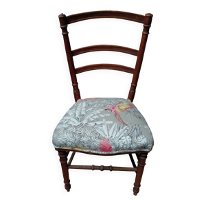 chaise ancienne tissu