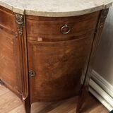 Louis XVI Style Half-Moon Chest of Drawers with Marquetry
