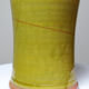 Decorative pot vintage two-tone glazed stoneware spice box handmade signed
