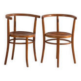 Antique bentwood chairs in Thonet style – Hungary, circa 1960 #5 – Set of 2 pieces