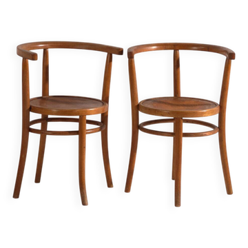 Chaises anciennes en bois courbé style Thonet – Hongrie, vers 1960 #5 – Lot de 2 pièces