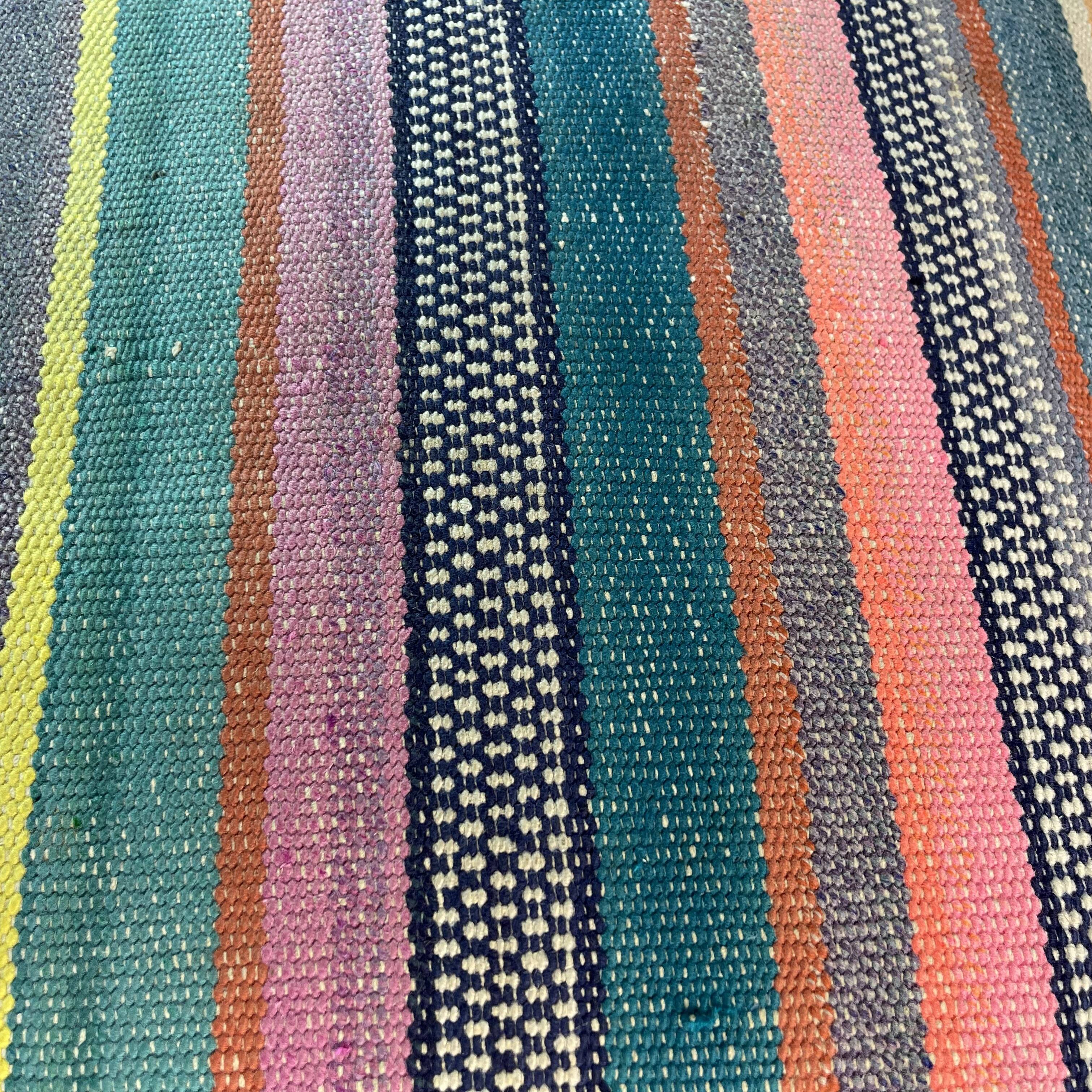 Vintage turkish kilim cushion cover , 60 x 60 cm