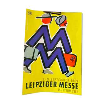 Original 1962 LEIPZIGER MESSE ADVERTISING BROCHURE Campaign Bulgaria Comrades