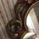 Old mirror Louis XV rocaille style, 48x33 cm