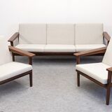 Salon scandinave en teck vers 1950