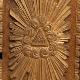 18th century tabernacle decorated with 2 columns and a sun on the facade