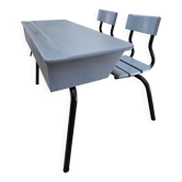Renovated school desk for 2 – Ideal for the new school year.