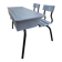 Renovated school desk for 2 – Ideal for the new school year.