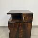 Art Deco metal bedside table