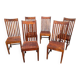 6 chaises en teck