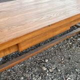 Large oak farm table