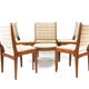 Ensemble de 6 chaises en teck Iala