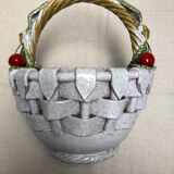 Cherry earthenware basket