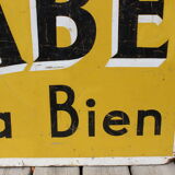 Plaque ancienne publicitaire vabe