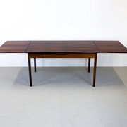 Table à manger extensible en palissandre danois du milieu du siècle