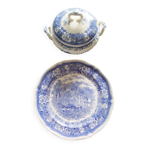 Soupière et plat Villeroy