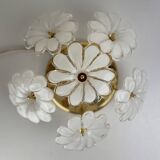 1980' Murano Flower Ceiling Light
