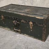 Antique wooden and metal trunk – Industrial/military style