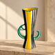 Vase Gabriel Fourmaintraux signed GF, 1950s-60s.