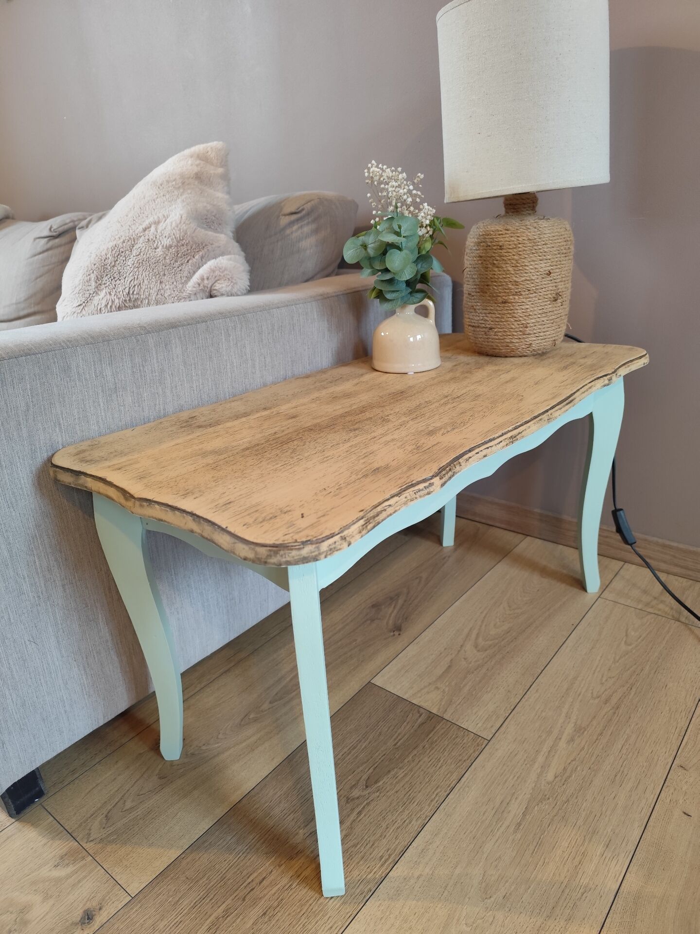 Petite table basse esprit campagne