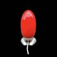 Vintage Fjörtön / Dino Egg red lamp - Tatsuo Konno for IKEA — 90s