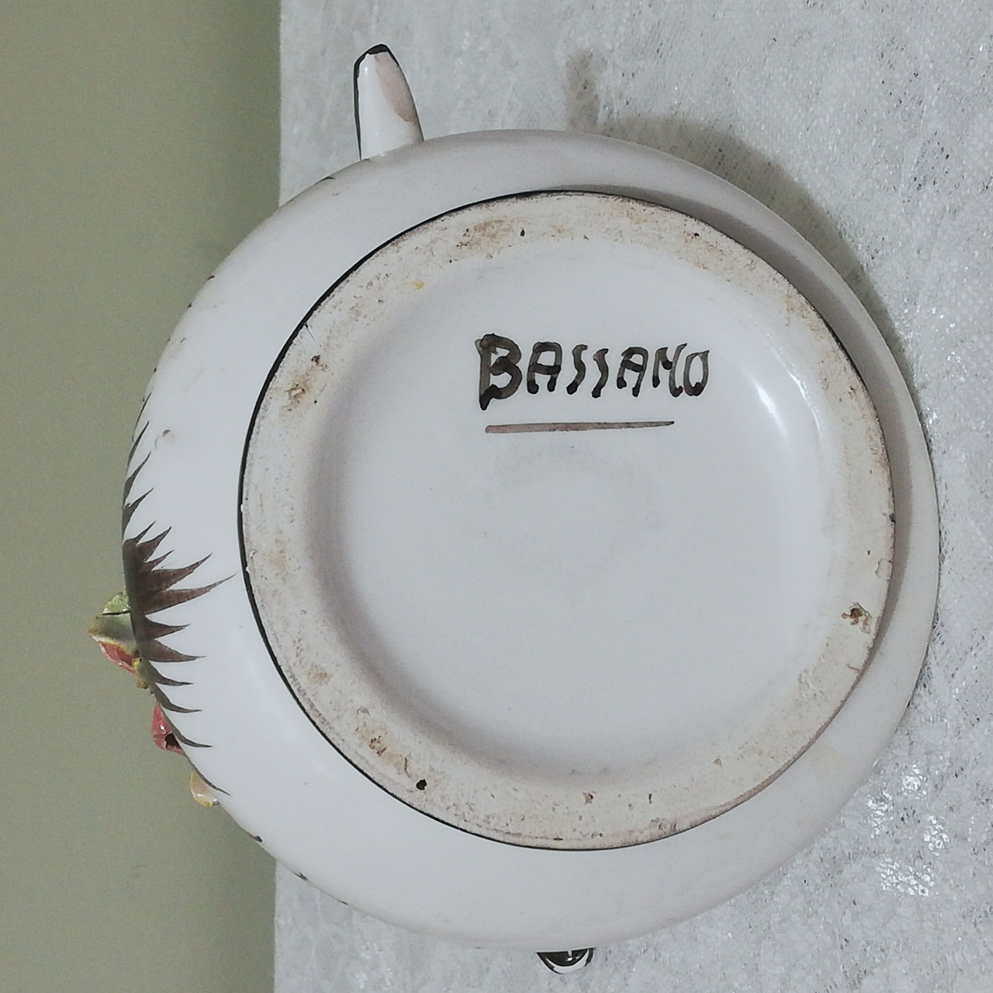 Decanter decanter 375ml in Italian earthenware Bassano