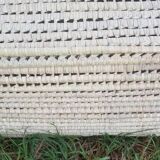 Wicker storage trunk - Palm leaf storage chest