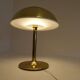Large Space Age table lamp in brass by Fagerhults, Sweden, 1970s.