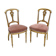 Paire de Chaises en Bois Doré Époque Napoléon III – 2ème partie du XIXe