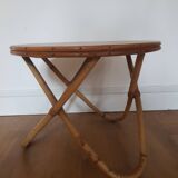 Rattan coffee table from the 60s