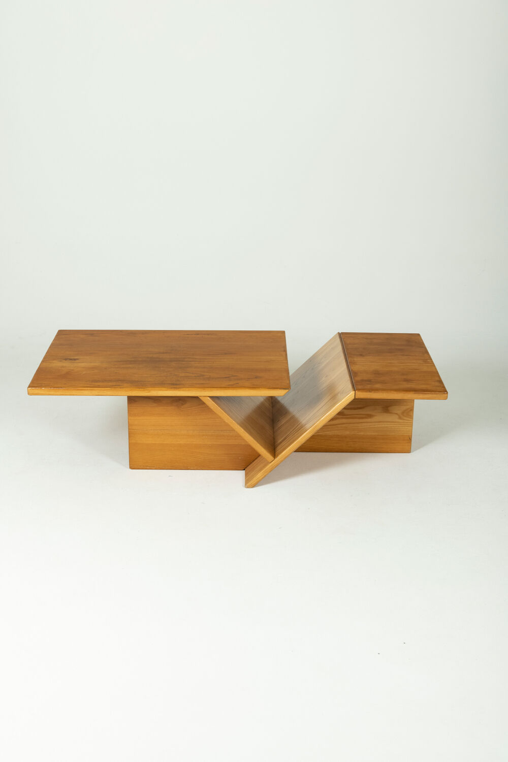 Table basse en chêne massif 1960