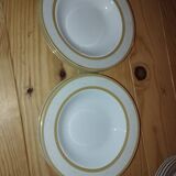 set of antique porcelain tableware from Austria – gilding –