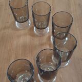 6 verres à pieds