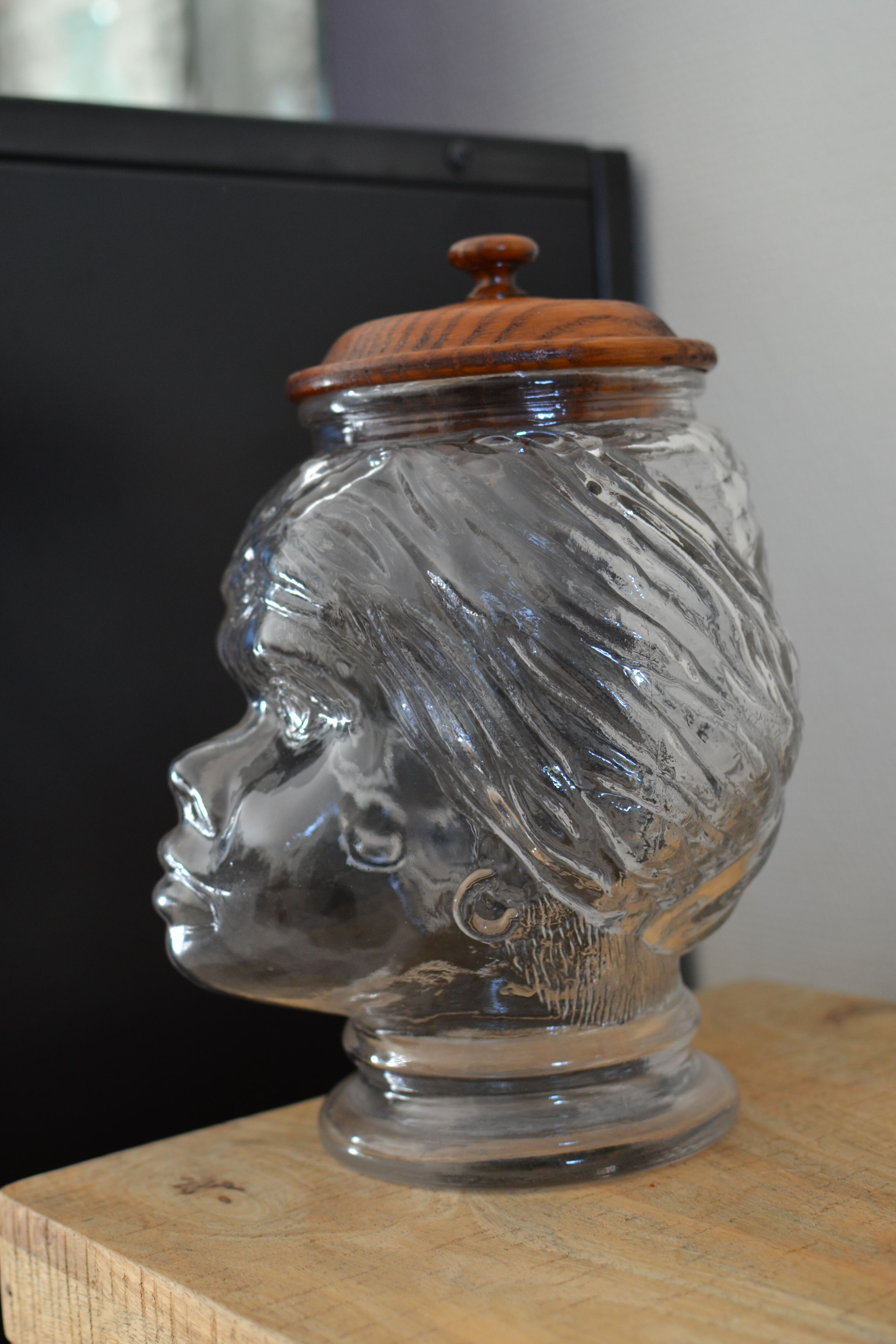 Moorish head candy pot