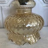 Vintage amber glass hanging