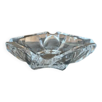 Vintage ashtray in solid crystal